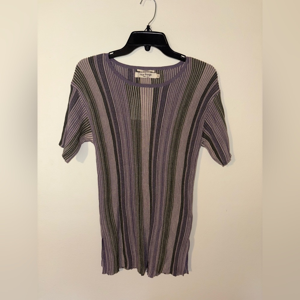 Nice Things Paloma S. Ribbed Sweater Size Women’s Small NWT